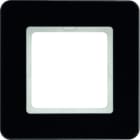 BERKER - Q.7 Rahmen 1fach Glas schwarz