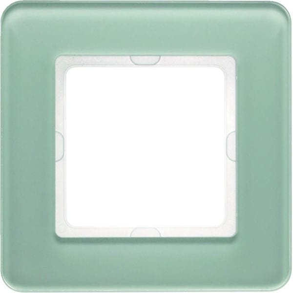 BERKER - Q.7 Rahmen 1fach Glas polarweiß