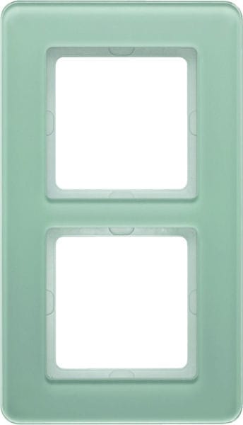 BERKER - Q.7 Rahmen 2fach Glas polarweiß
