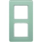 BERKER - Q.7 Rahmen 2fach Glas polarweiß