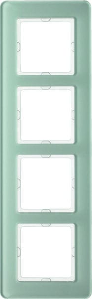 BERKER - Q.7 Rahmen 4fach Glas polarweiß