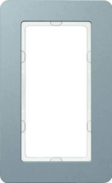 BERKER - KNX Q.7 Rahmen mit großem Ausschnitt Aluminium