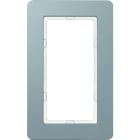 BERKER - KNX Q.7 Rahmen mit großem Ausschnitt Aluminium