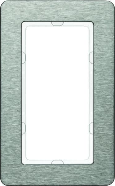 BERKER - KNX Q.7 Rahmen mit großem Ausschnitt Edelstahl