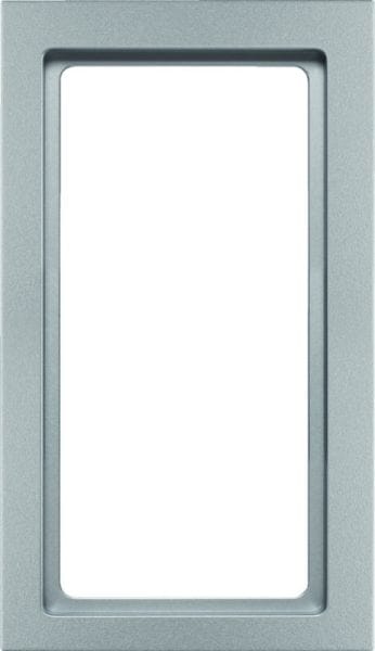 BERKER - KNX Q.3 Rahmen mit großem Ausschnitt alu samt