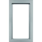 BERKER - KNX Q.3 Rahmen mit großem Ausschnitt alu samt