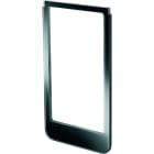 BERKER - R.1 Rahmen Elcom Video rund Glas schwarz
