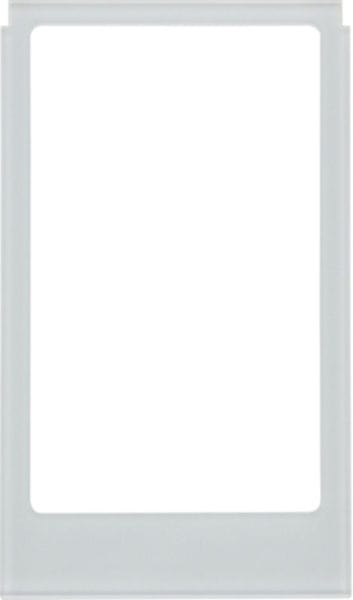 BERKER - Rahmen Elcom Video eckig Glas alu