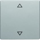 BERKER - Q.x Wippe mit Aufdruck Symbol Pfeile alu samt