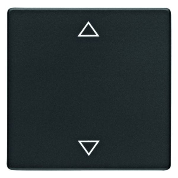 BERKER - Q.x Wippe mit Aufdruck Symbol Pfeile schwarz matt