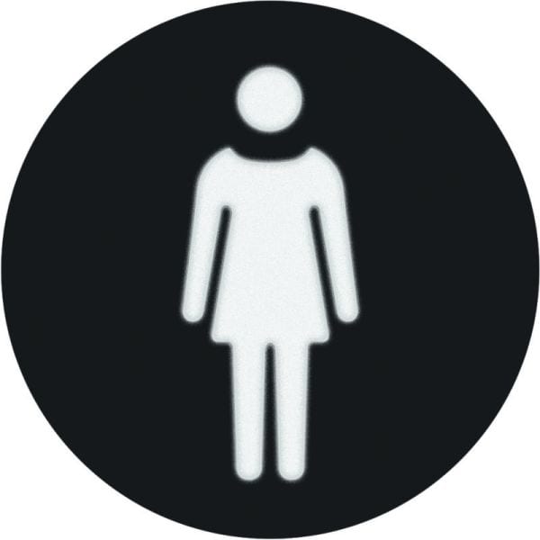 BERKER - Folie für rundes LED-Signallicht mit Aufdruck Symbol Frau