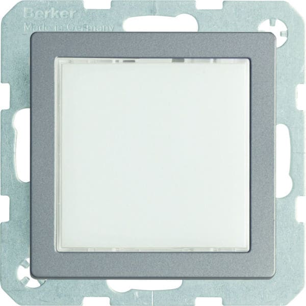 BERKER - Q.x LED-Signallicht weiße Beleuchtung alu samt