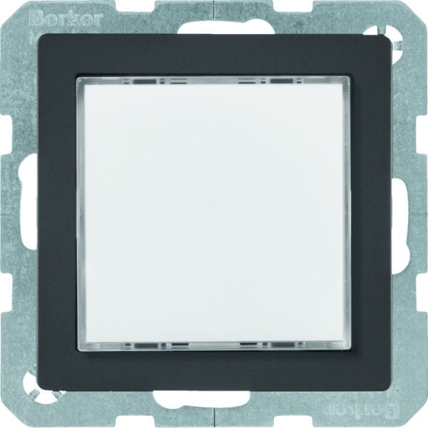 BERKER - Q.x LED-Signallicht weiße Beleuchtung anthrazit samt