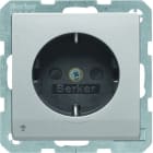 BERKER - Q.x SSD mit LED- Ambientebeleuchtung alu samt