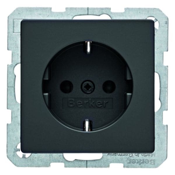 BERKER - Q.x SSD mit Schraubklemmen anthrazit samt