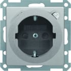 BERKER - Q.x SSD mit FI-Schutzschalter alu samt