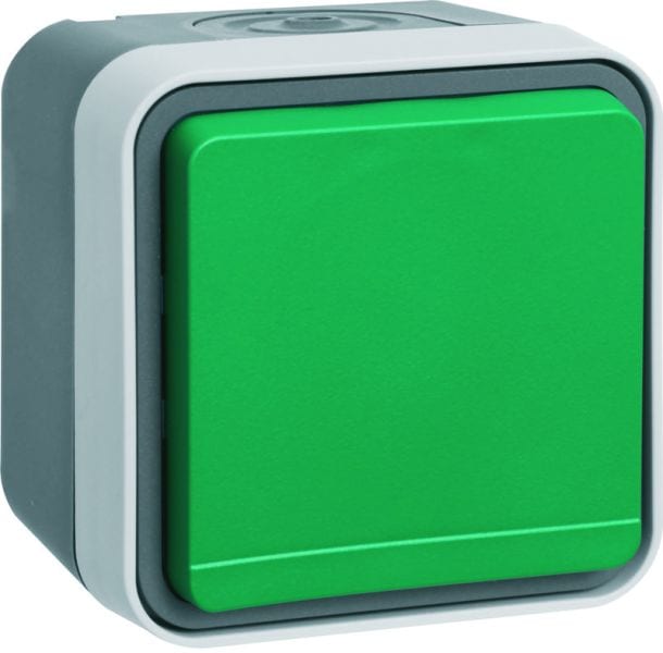 BERKER - W.1 SSD Klappdeckel grün