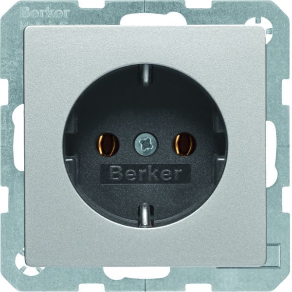 BERKER - Q.x SSD alu samt