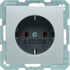 BERKER - Q.x SSD alu samt
