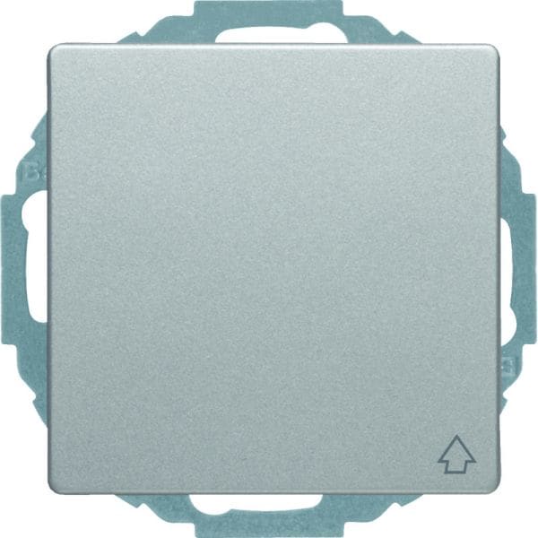 BERKER - Q.x SSD mit erh. Berührungssch., und Klappdeckel, alu samt