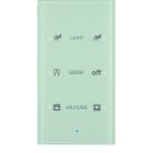 BERKER - KNX TS Sensor 3fach Komfort konfiguriert Glas polarweiß