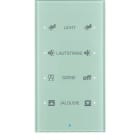 BERKER - KNX TS Sensor 4fach Komfort konfiguriert Glas alu