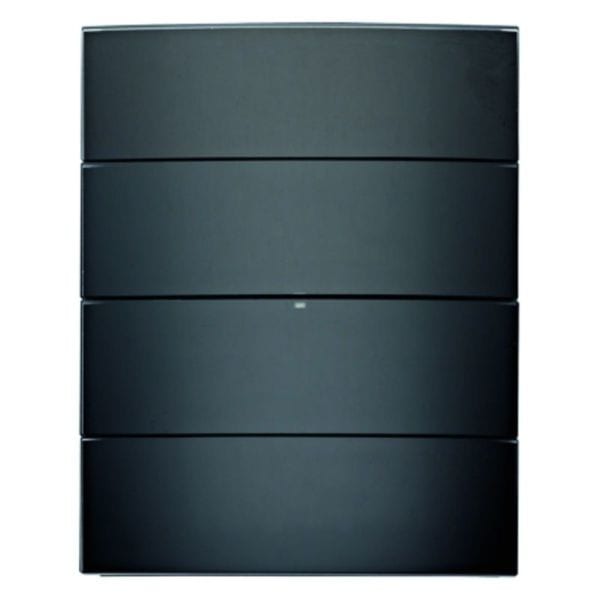 BERKER - KNX B.IQ Tastsensor 4fach Standard Glas schwarz