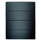 BERKER - KNX B.IQ Tastsensor 4fach Komfort Glas schwarz