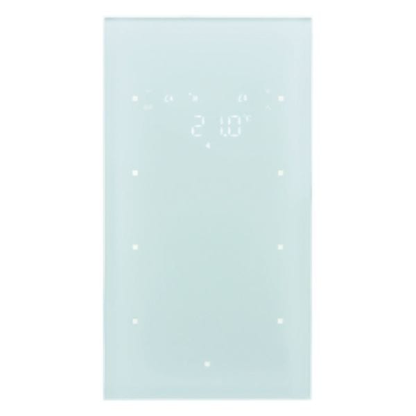 BERKER - KNX TS Sensor 3fach mit RTR konfiguriert Glas polarweiß