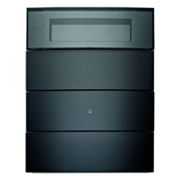 BERKER - KNX B.IQ Tastsensor 3fach mit Display Glas schwarz