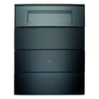 BERKER - KNX B.IQ Tastsensor 3fach mit Display Glas schwarz