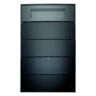 BERKER - KNX B.IQ Tastsensor 4fach mit Display Glas schwarz