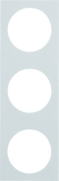 BERKER - INTEGRO Pure Rahmen 3fach polarweiß glänzend