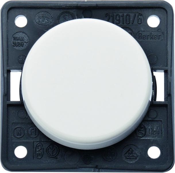 BERKER - INTEGRO Classic Ausschalter polarweiß glänzend