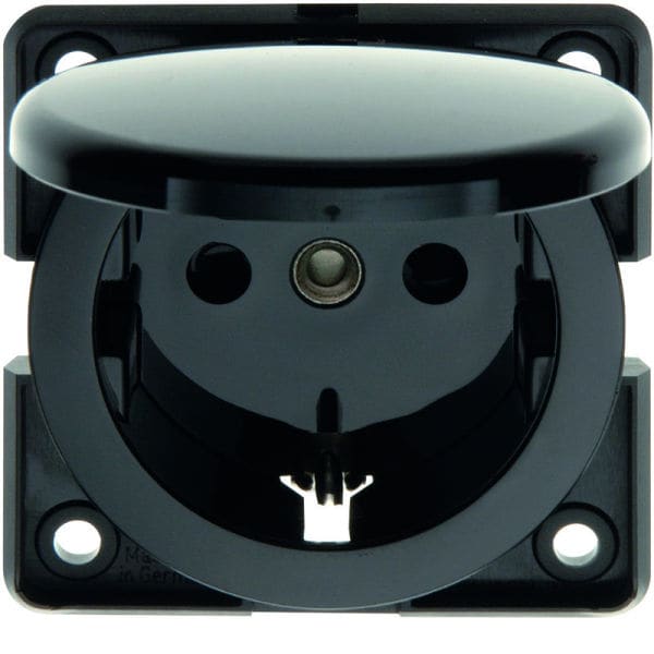 BERKER - MOBIL-R TWIN SSD mit Klappdeckel schwarz