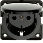 BERKER - MOBIL-R TWIN SSTD.M.KLAPPD.U. KDSCH.O.R. SCHWARZ