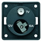 BERKER - INTEGRO Steckdose 12V+TV anthrazit matt