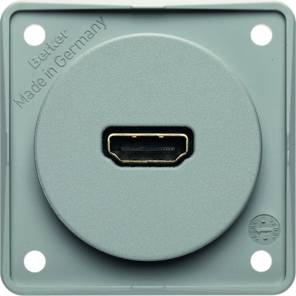 BERKER - INTEGRO High Definition Steckdose grau matt