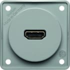 BERKER - INTEGRO High Definition Steckdose grau matt