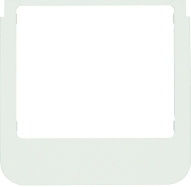 BERKER - Q.3 Designrahmen für Elcom Audio und Touch Control polarweiß samt