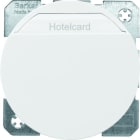BERKER - R.x Relais-Schalter mit Zentral- stück für Hotelcard polarweiß glänzend