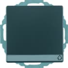 BERKER - Q.x SSD mit erh. Berührungssch., Klappdeckel und Schriftleiste, anth samt