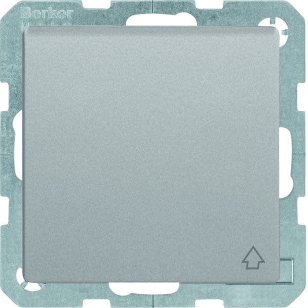 BERKER - Q.x SSD mit Klappdeckel zufallend alu samt