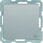 BERKER - Q.x SSD mit Klappdeckel zufallend alu samt