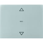 BERKER - KNX K.5 Abdeckung für Tastsensor Modul mit Pfeile 1fach Aluminium
