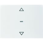 BERKER - KNX K.1 Abdeckung für Tastsensor Modul mit Pfeile 1fach polarweiß glänz.