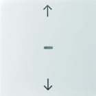BERKER - KNX S.1 Abdeckung für Tastsensor Modul mit Pfeile 1fach weiß glänzend