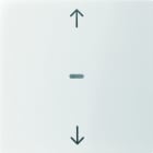 BERKER - KNX S.1/B.x Abd. für Tastsensor Modul mit Pfeile 1fach polarweiß glänz.