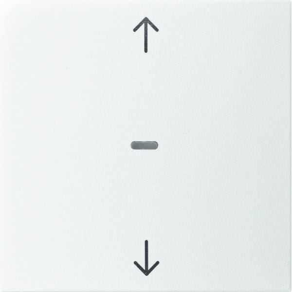 BERKER - KNX S.1/B.x Abd. für Tastsensor Modul mit Pfeile 1fach polarweiß matt