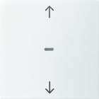 BERKER - KNX S.1/B.x Abd. für Tastsensor Modul mit Pfeile 1fach polarweiß matt